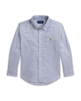 Boys' Checked Performance Oxford Shirt - Little Kid