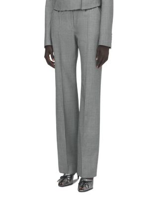 Grisaille Wool Tailored Pants