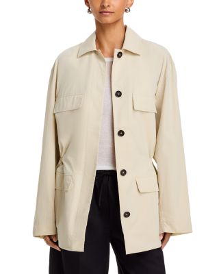 Collared Drawstring Jacket
