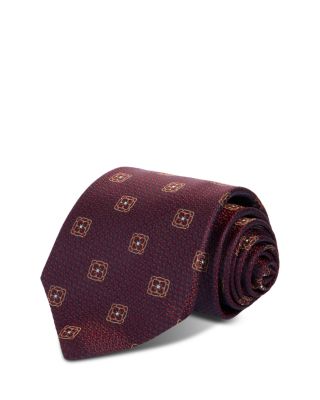 Silk Classic Textured Medallion Tie