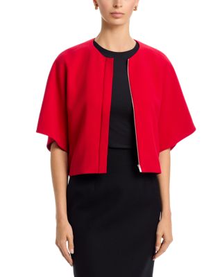 Zippered Cropped Jacket