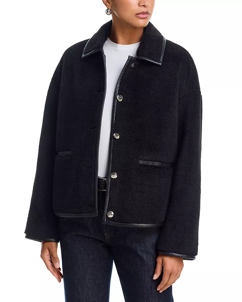 Anine Bing Camden Button Front Jacket