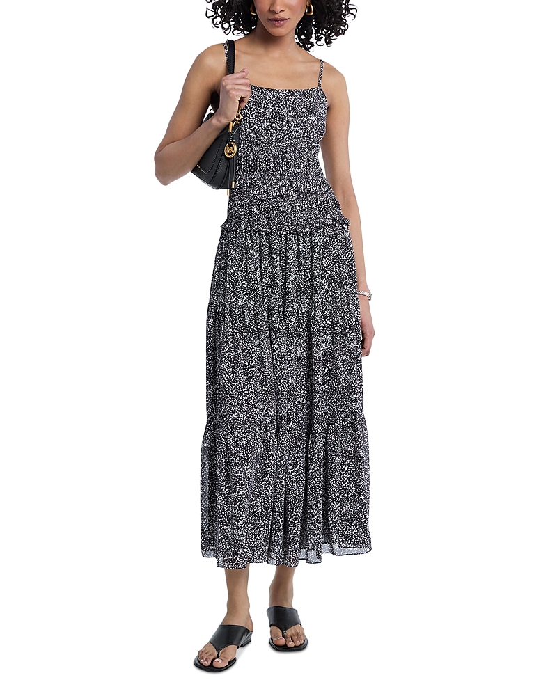 Michael Kors Smocked Maxi Dress