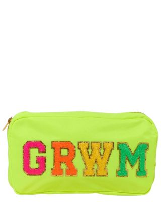  with GRWM Patch Nylon Pouch