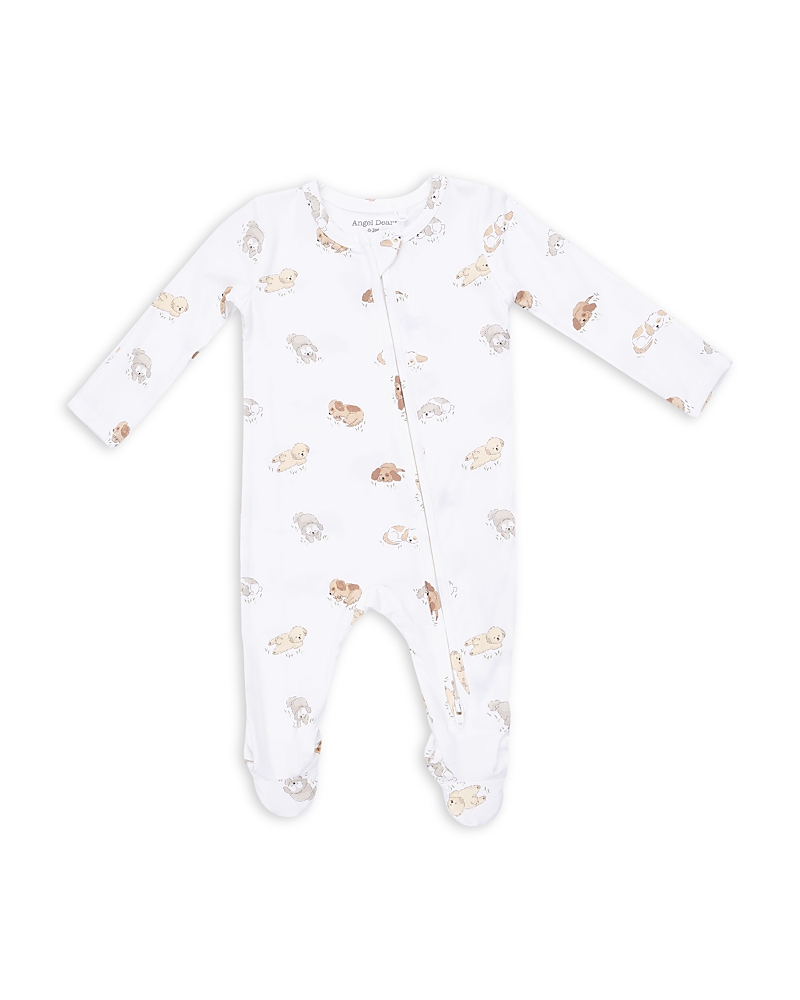 Angel Dear Boys' Puppy Snuggle Club 2 Way Zipper Footie - Baby