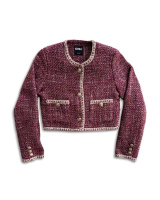 Girls' Boucle Crop Jacket - Big Kid