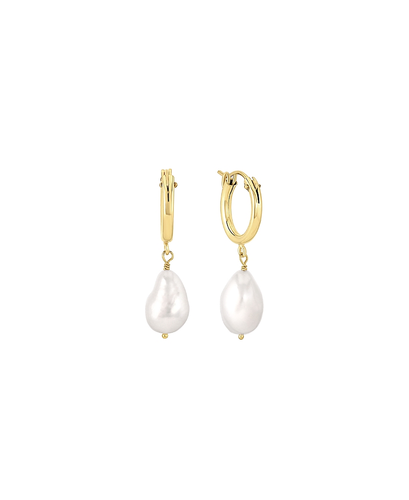 Set & Stones Adelle Pearl Hoops