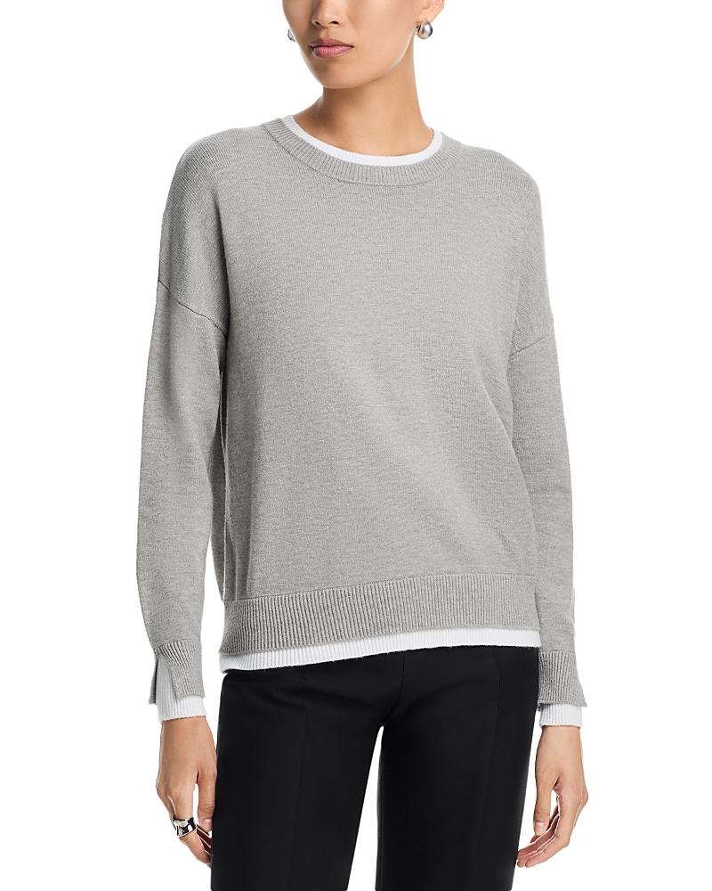 Six Fifty Claire Crewneck Sweater In Gray