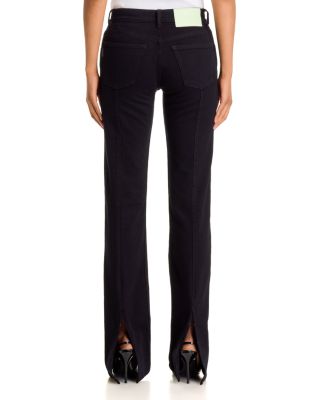Chewy Low Rise Straight Jeans in Od Black - thumbnail 4