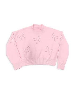 Girls' Tween Erin Bows Sweater - Big Kid