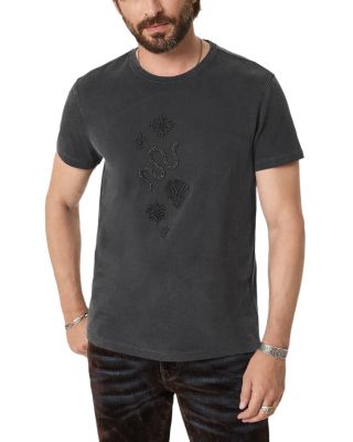 Beaded Snake Graphic T-Shirt