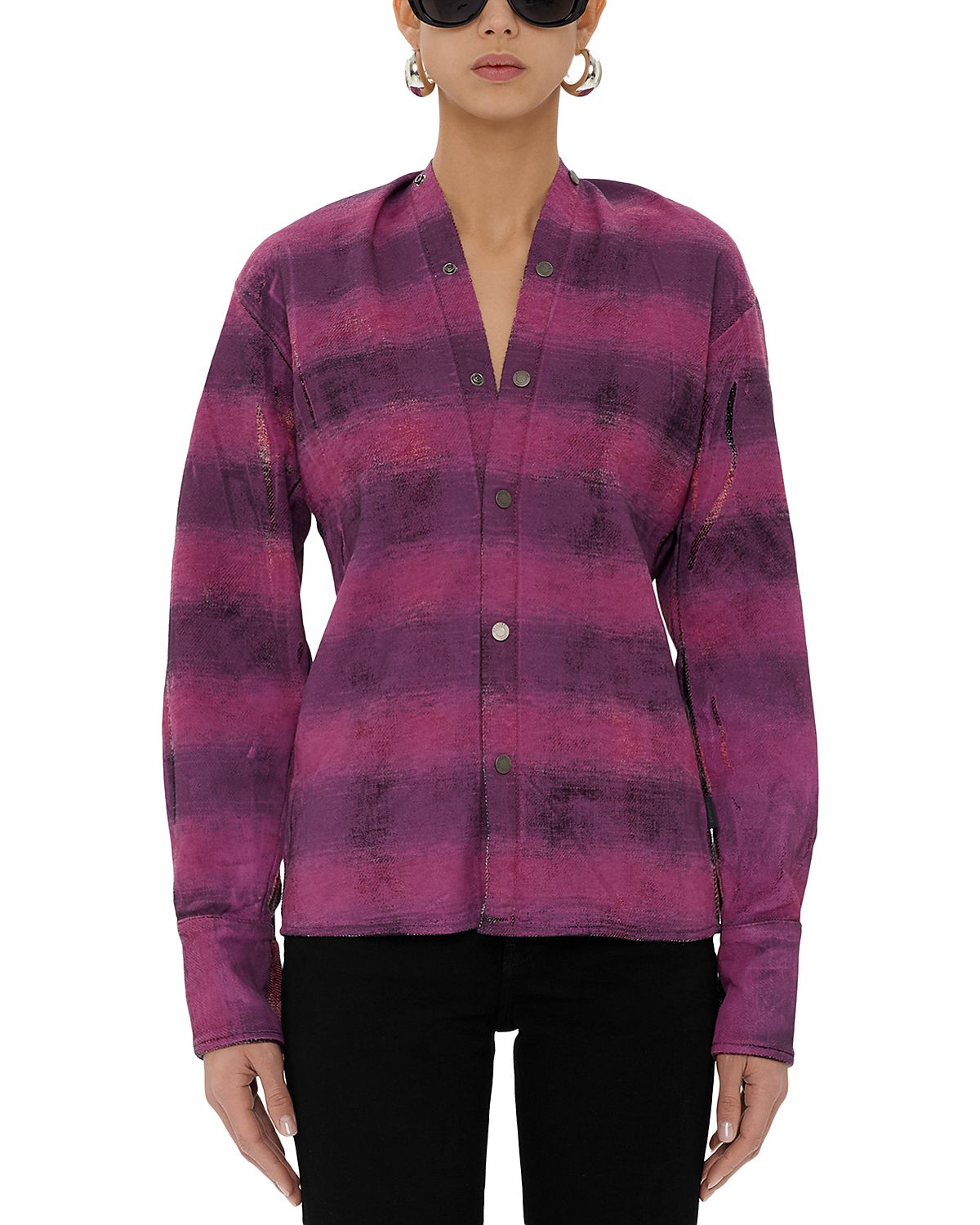 Haikure Shona Snap Closure Shirt