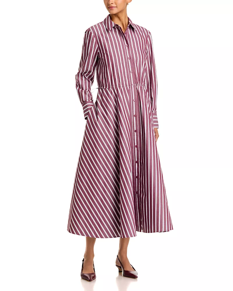 Toccin Anika Long Sleeve Shirt Dress