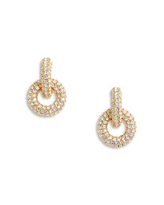 Small Crystal Hoop Earrings