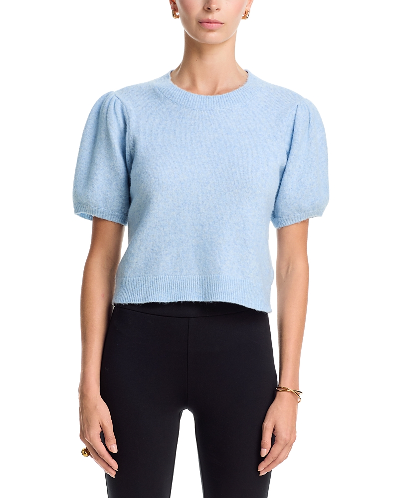 French Connection Yulia Knit Puff Sleeve Top