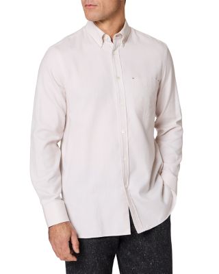 Cotton Blend Button Down Collar Shirt
