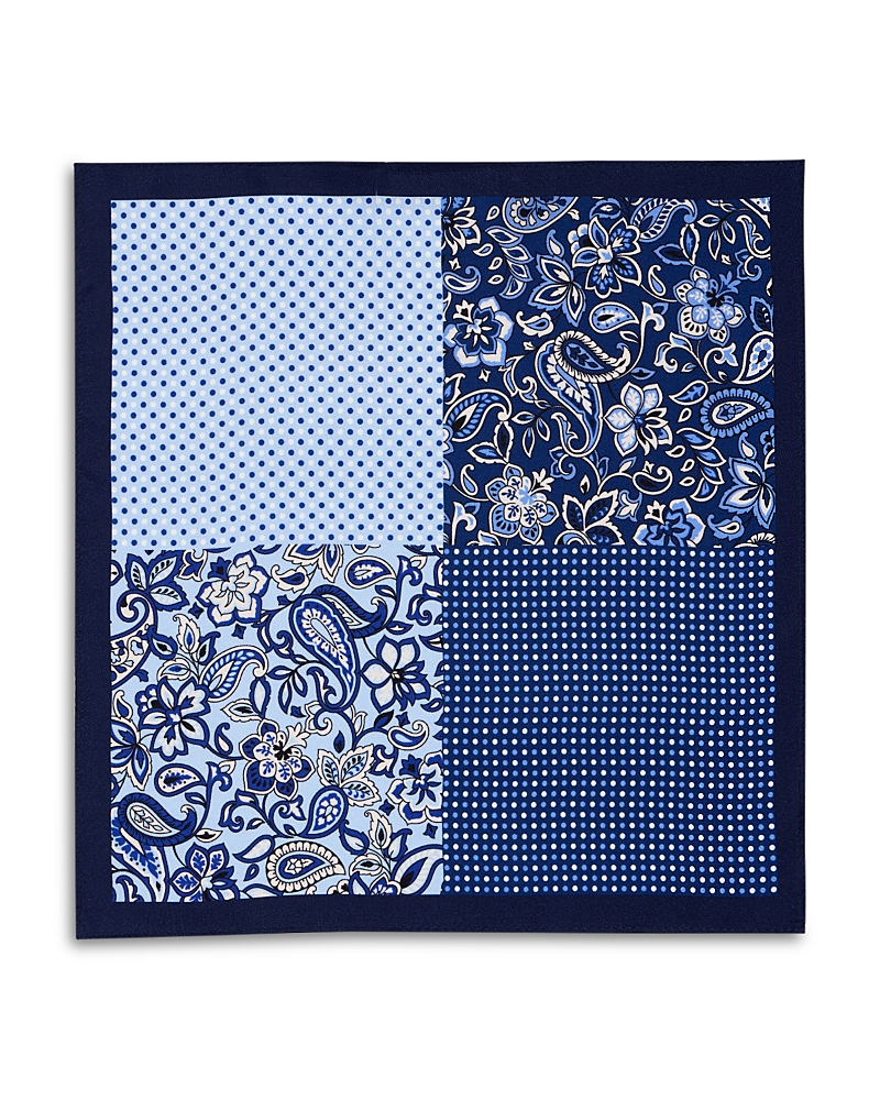 The Men's Store At Bloomingdale's Paisley Quadrant Silk Pocket Square - Exclusive · OS