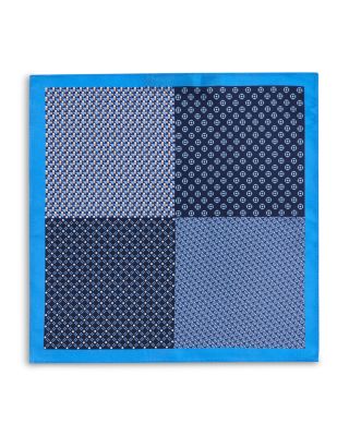 Geometric Quadrant Silk Pocket Square - Exclusive