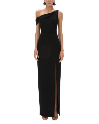 Emilie Asymmetric Side Slit Gown