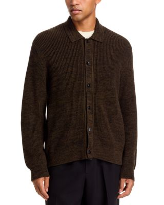 Fisherman Marl Point Collar Cotton Sweater