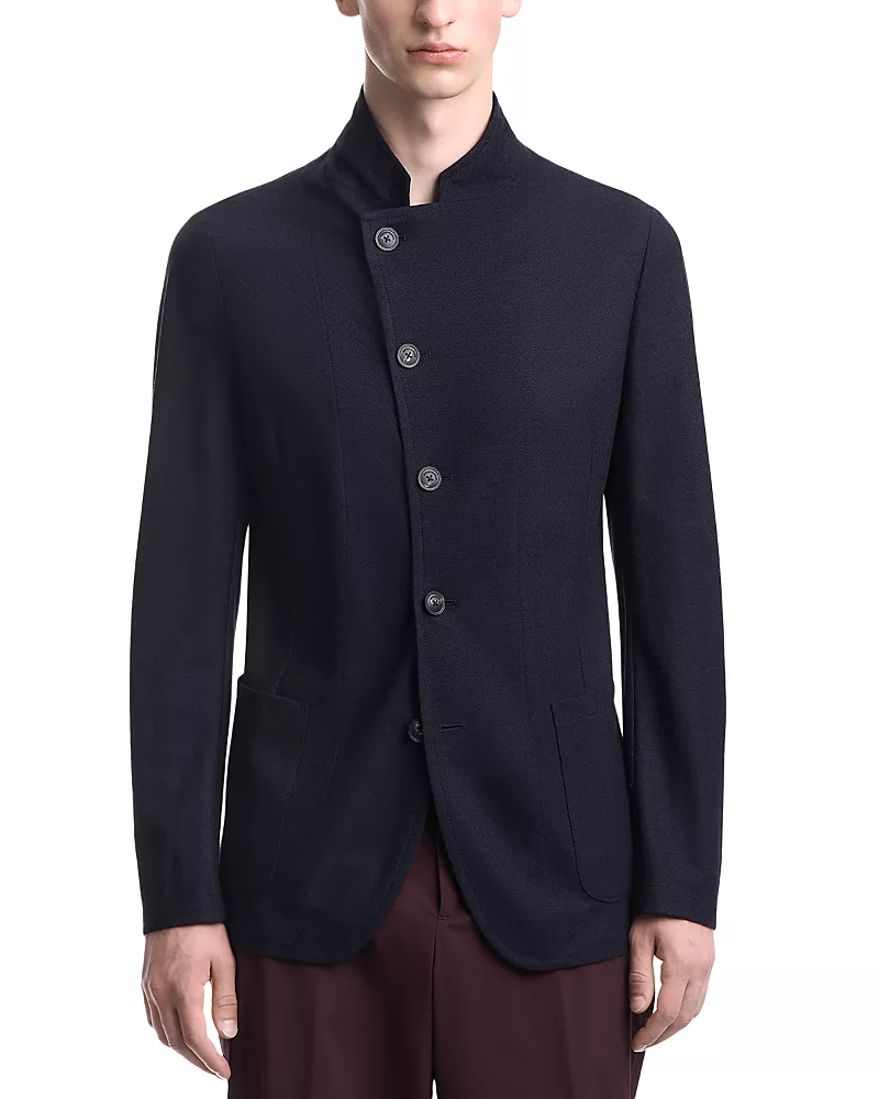 Emporio Armani Regular Fit Virgin Wool Jacket