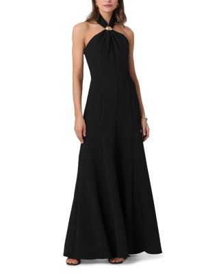 Scottie Crepe Halter Neck Gown