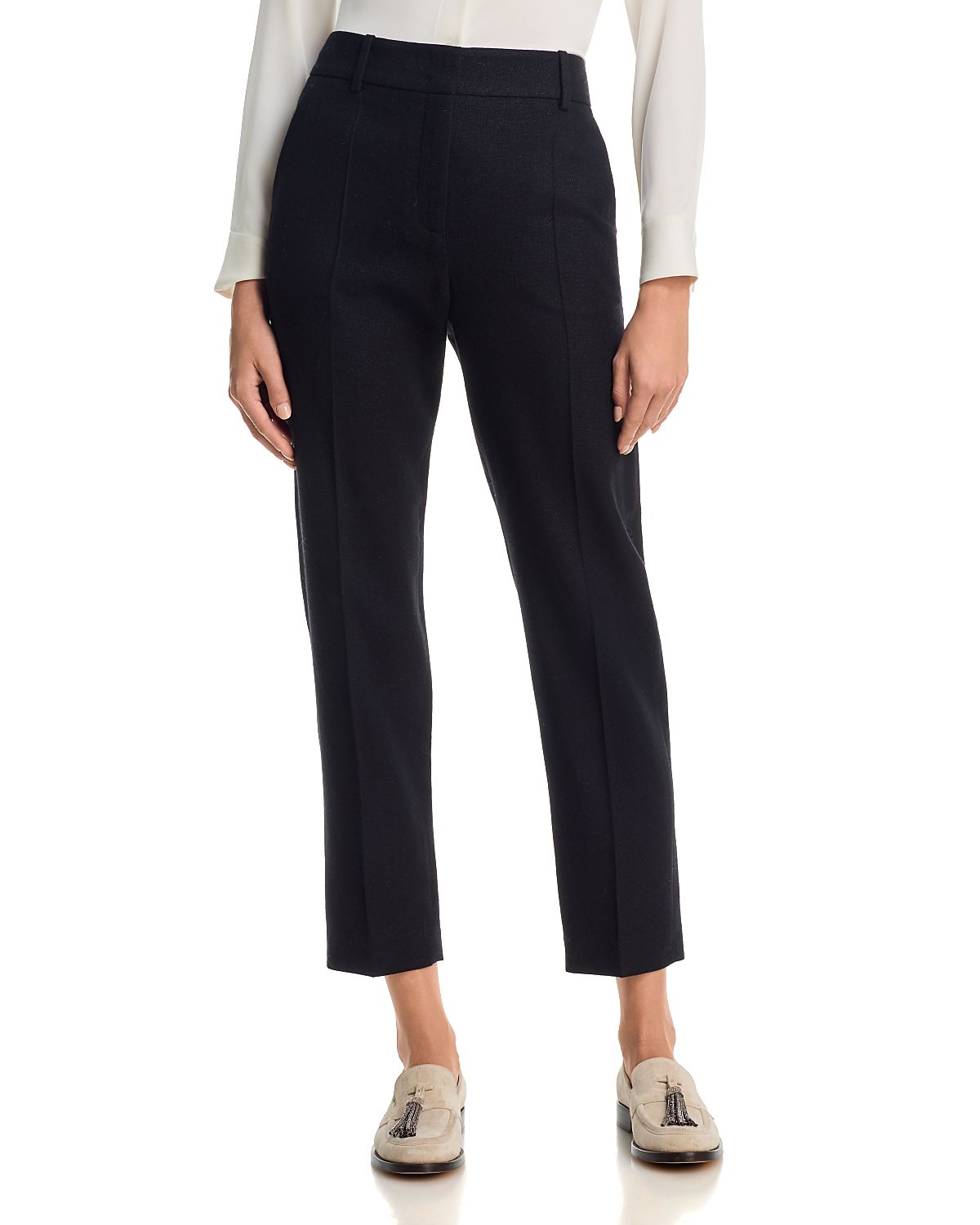 Eleventy New New York Wool & Cashmere Slim Fit Pants