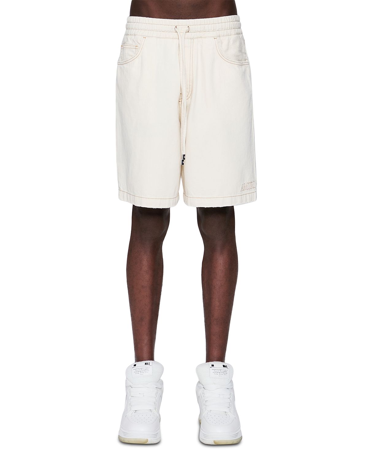 amiri Drawstring Denim 8 Shorts