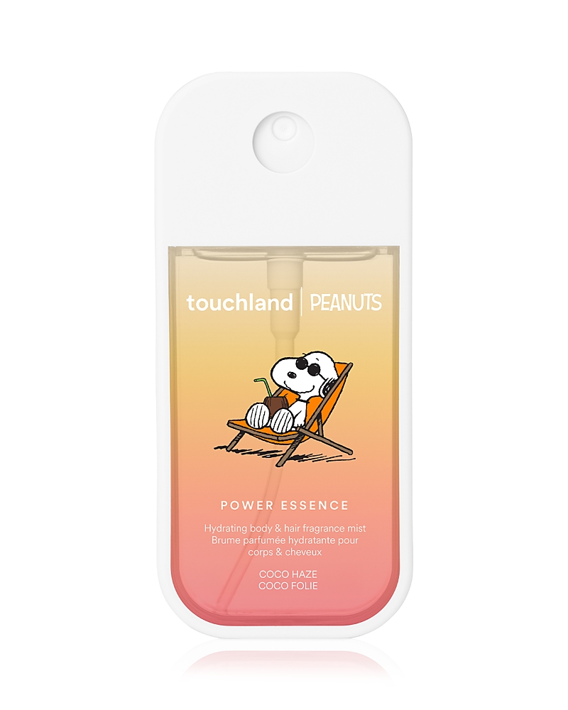 Touchland Peanuts Power Essence Hydrating Body & Hair Fragrance Mist - Coco Haze 2 oz.