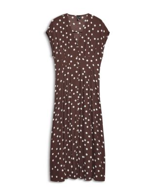 V Neck Dolman Sleeve Dress - thumbnail 5