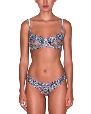 Hydrangea Lace Trim Thong
