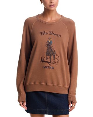 The College Cotton Graphic Sweatshirt
