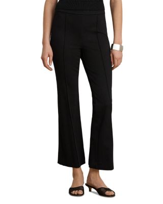 Twill Flare Ankle Pants