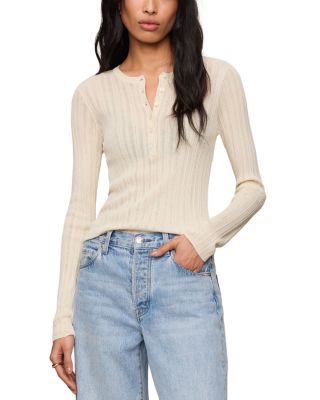 Rowena Fine Knit Henley Sweater