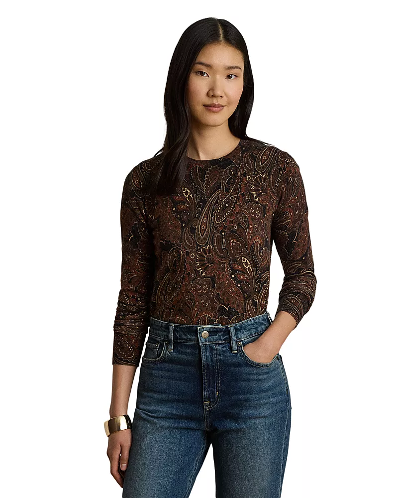 Lauren Ralph Lauren Paisley Sweater