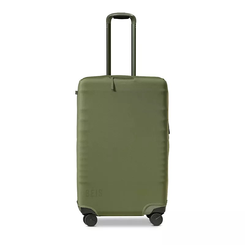BEIS The Medium Check In Luggage Cover in Olive