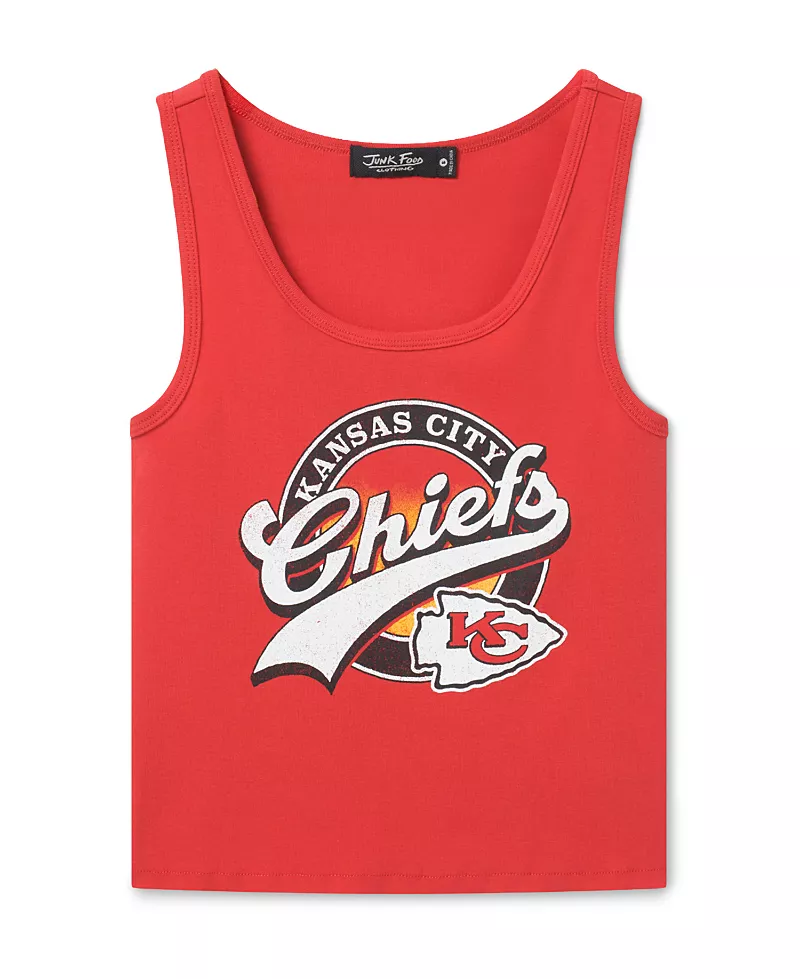 Junk Food Clothing Women's Kansas City Chiefs Cropped Tank