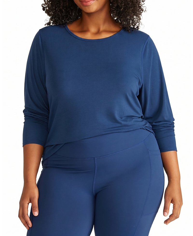 Universal Standard Women's Plus Mia Long Sleeve Movement Tee