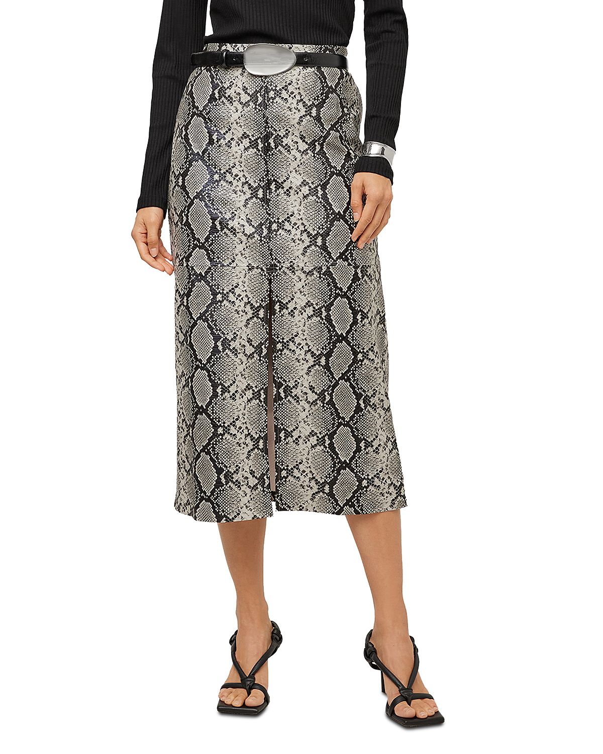 Fifteen Twenty Kaia Faux Leather Skirt