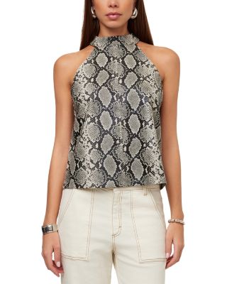 Alexis Faux Leather Top
