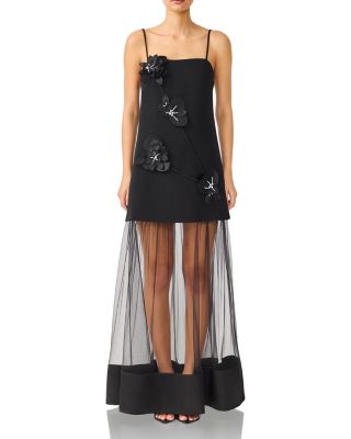 Reina 3D Floral Maxi Dress