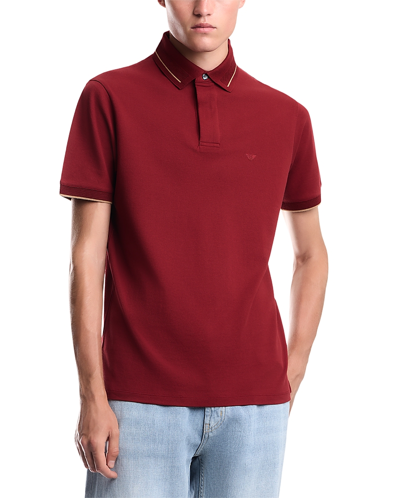 Emporio Armani Cotton Pique Polo Shirt