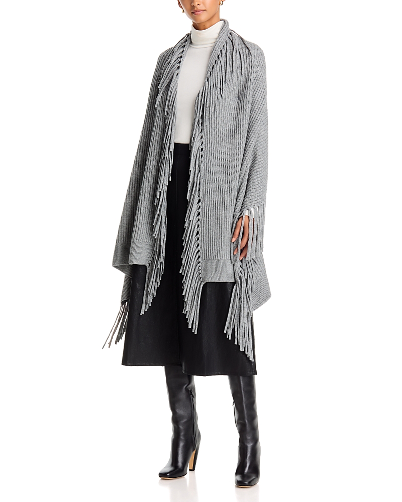Toccin Anais Wool & Cashmere Fringe Wrap