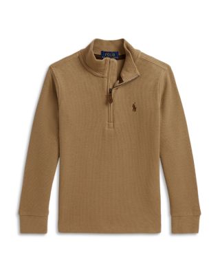 Boys' Estate Rib Quarter Zip Cotton Pullover - Little Kid