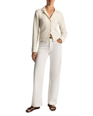 Notch Collar Double Face Cardigan 