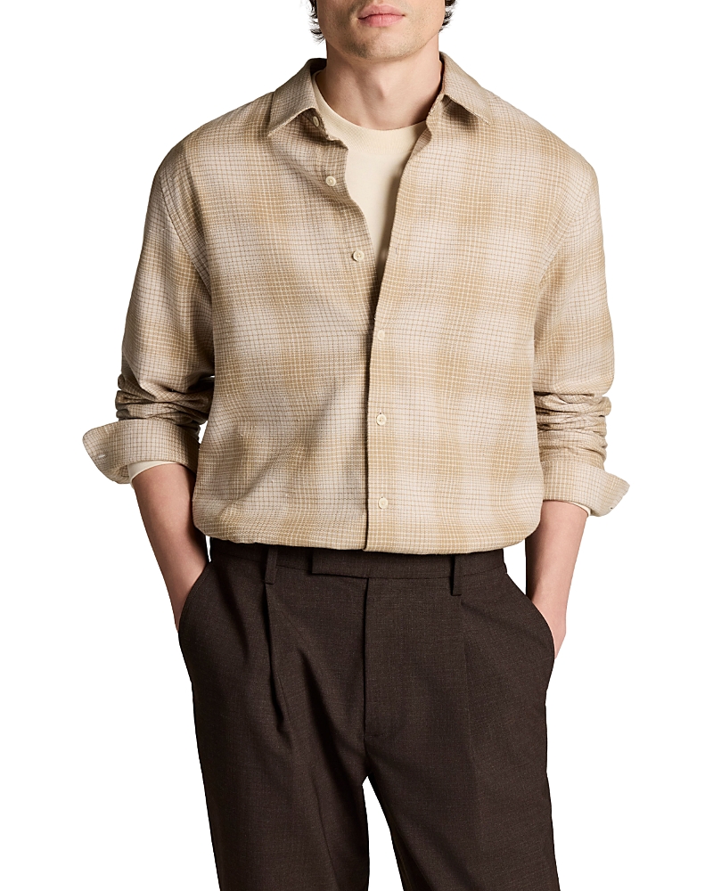 Vince Ballow Plaid Cotton Shirt