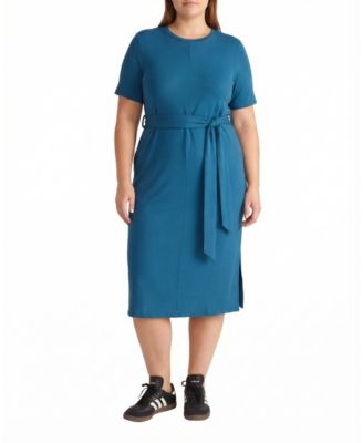 Universal Standard Women's Plus TravelKnit Belted Dress