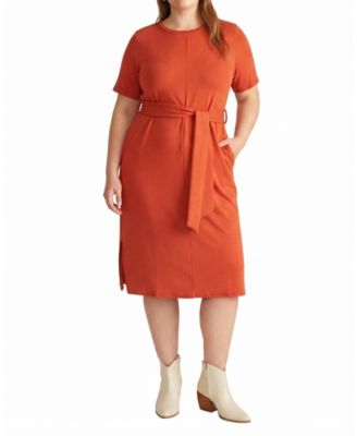 Universal Standard Women's Plus TravelKnit Belted Dress