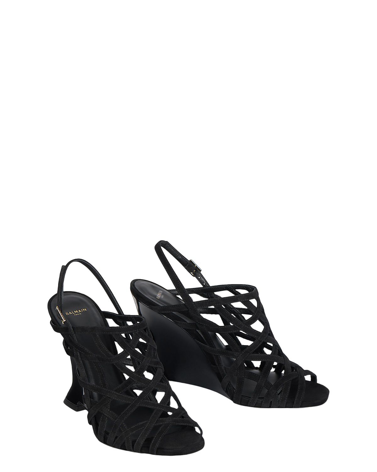 Balmain Women's Wedge Cage Sandals