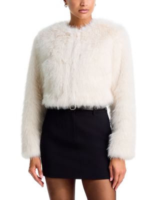 Faux Fur Bolero Jacket - Exclusive
